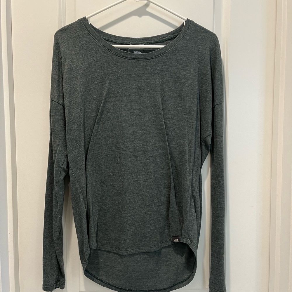 The North Face green long sleeve size Medium